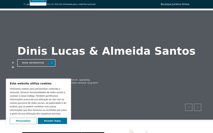 Screenshot of dlas.pt
