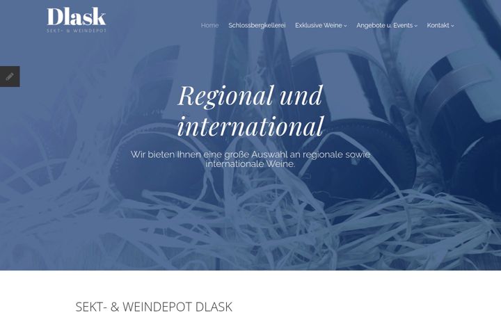Ekrano kopija dlask-sekt-wein.de