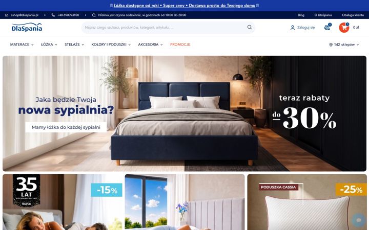 Screenshot di dlaspania.pl
