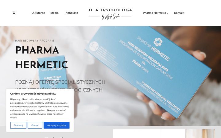 Screenshot di dlatrychologa.pl