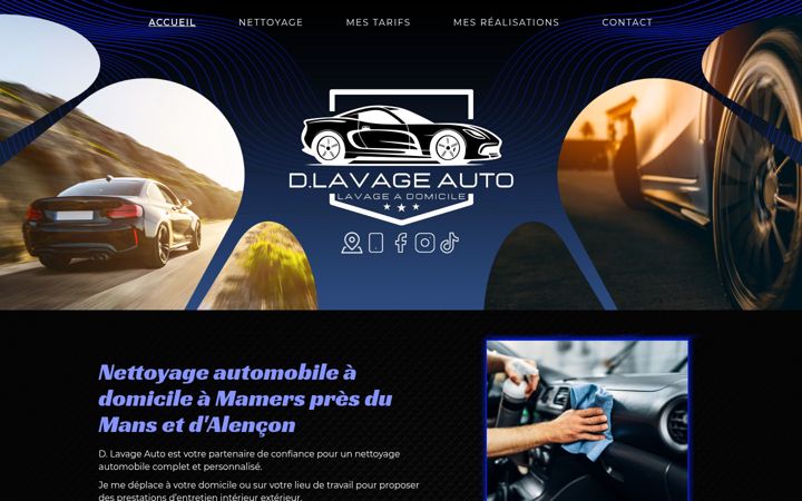 Screenshot of dlavageauto.com