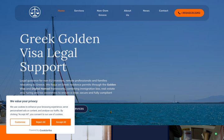 Screenshot of dlawgreece.gr