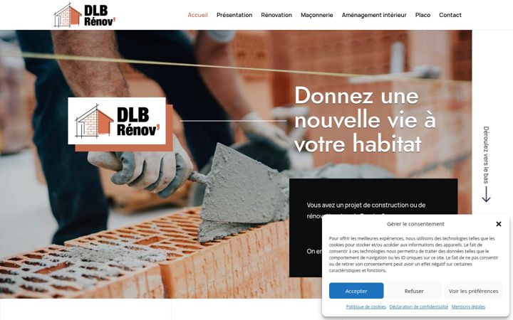 Ekrano kopija dlb-renov.fr