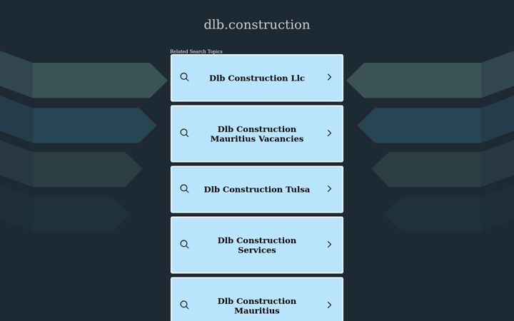 Ekraanipilt saidist dlb.construction