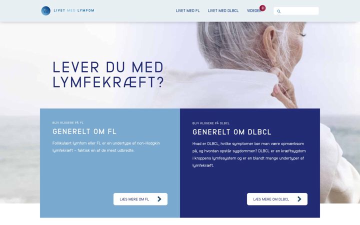 Zrzut ekranu dlbcl-livet-med-lymfom.dk