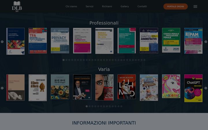 Screenshot of dlbdistribuzione.it
