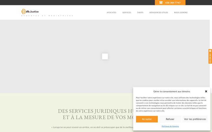 Screenshot of dlbjustice.com