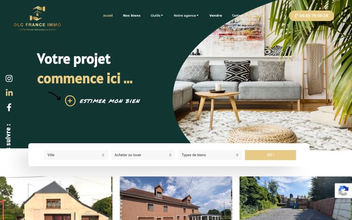 Screenshot of dlcfranceimmo.com