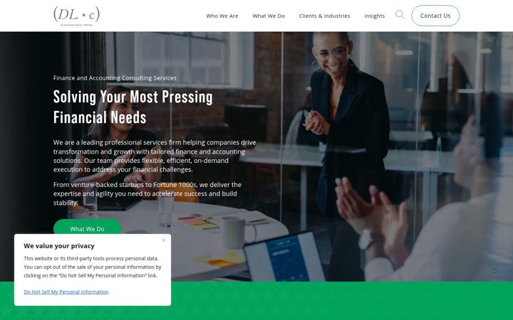 Screenshot of dlcinc.com