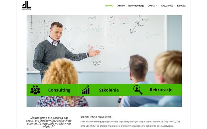 Captura de pantalla de dlconsulting.com.pl