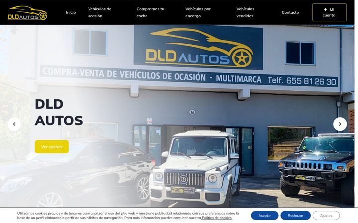 Screenshot of dldautos.com