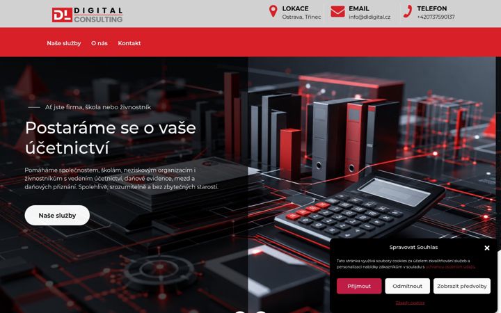 Snímek obrazovky dldigital.cz