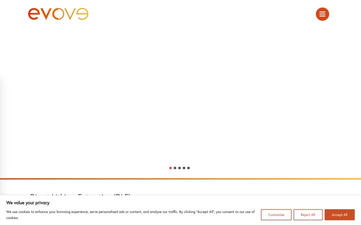 Screenshot of dle.technology