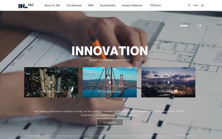 Screenshot of dlenc.co.kr