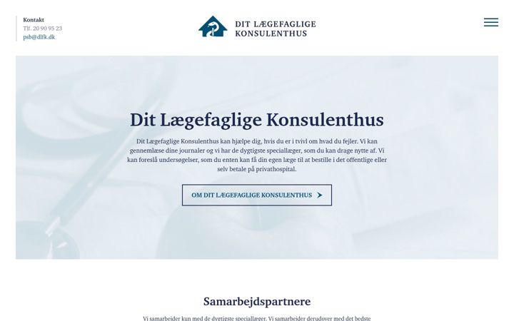 Screenshot of dlfk.dk