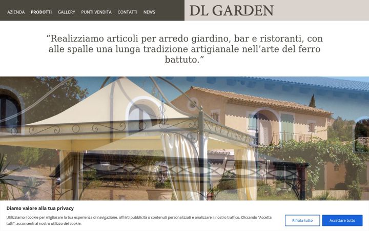 Ekrano kopija dlgardensrl.it