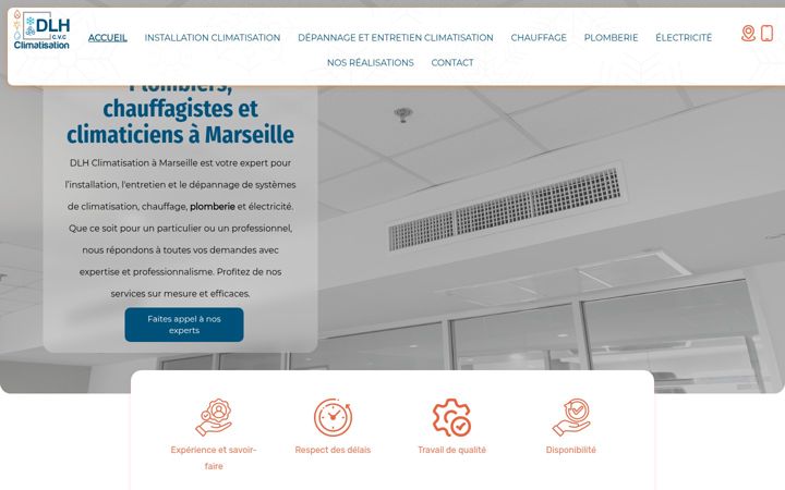 Captura de pantalla de dlh-climatisation.fr