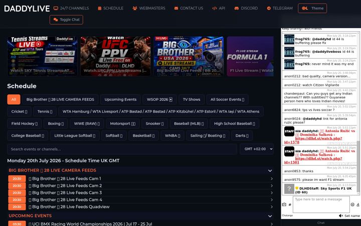 Screenshot of dlhd.pk