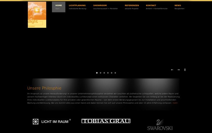 Screenshot του dlight-lichtideen.de