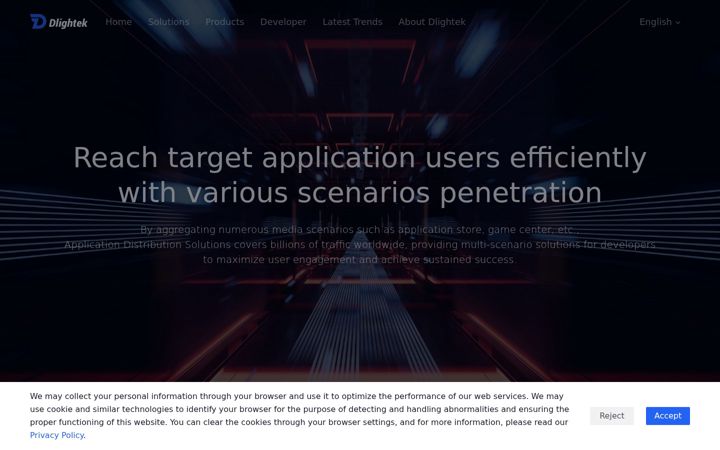 Screenshot of dlightek.com