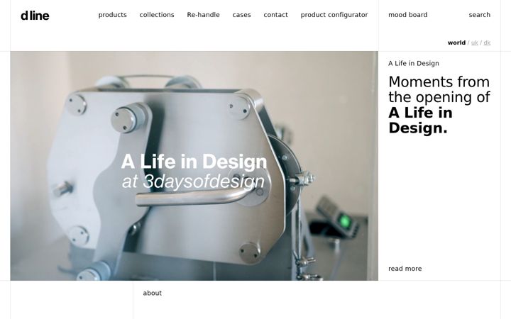 Screenshot of dline.com