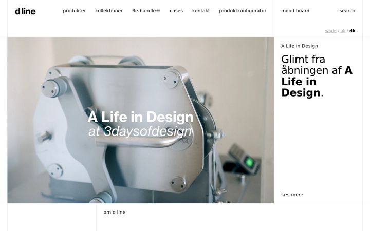 Screenshot of dline.dk