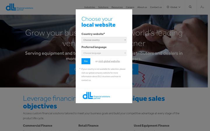 Screenshot of dllgroup.com