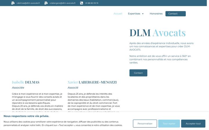 Captura de pantalla de dlm-avocats.fr