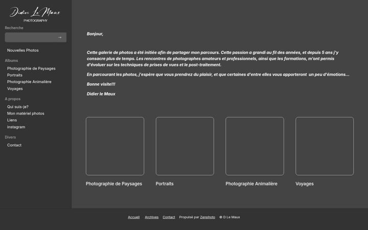 Captura de pantalla de dlm-photos.fr