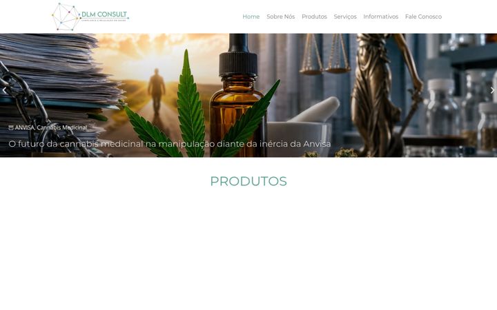 Screenshot stránky dlmconsult.com.br