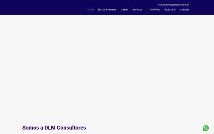 Screenshot stránky dlmconsultores.com.br