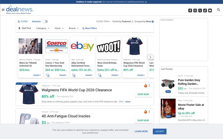 Screenshot of dlnws.com