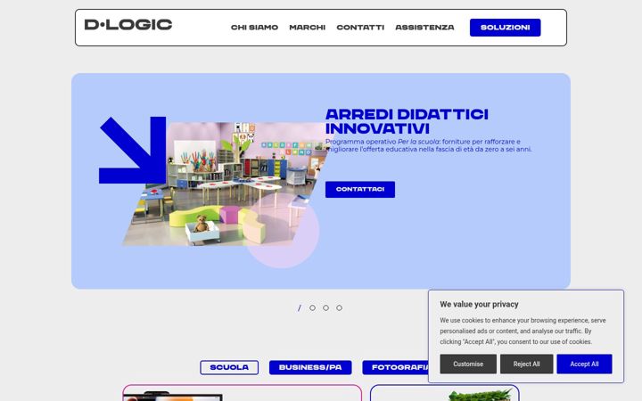 Screenshot of dlogic.eu