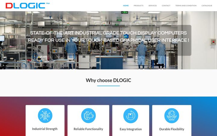 Screenshot of dlogiceu.com