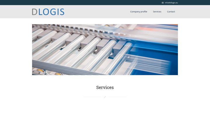 Screenshot of dlogis.eu