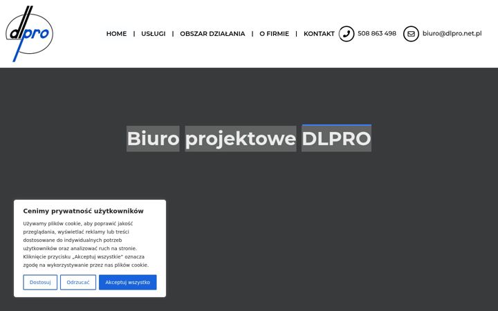 Screenshot of dlpro.net.pl