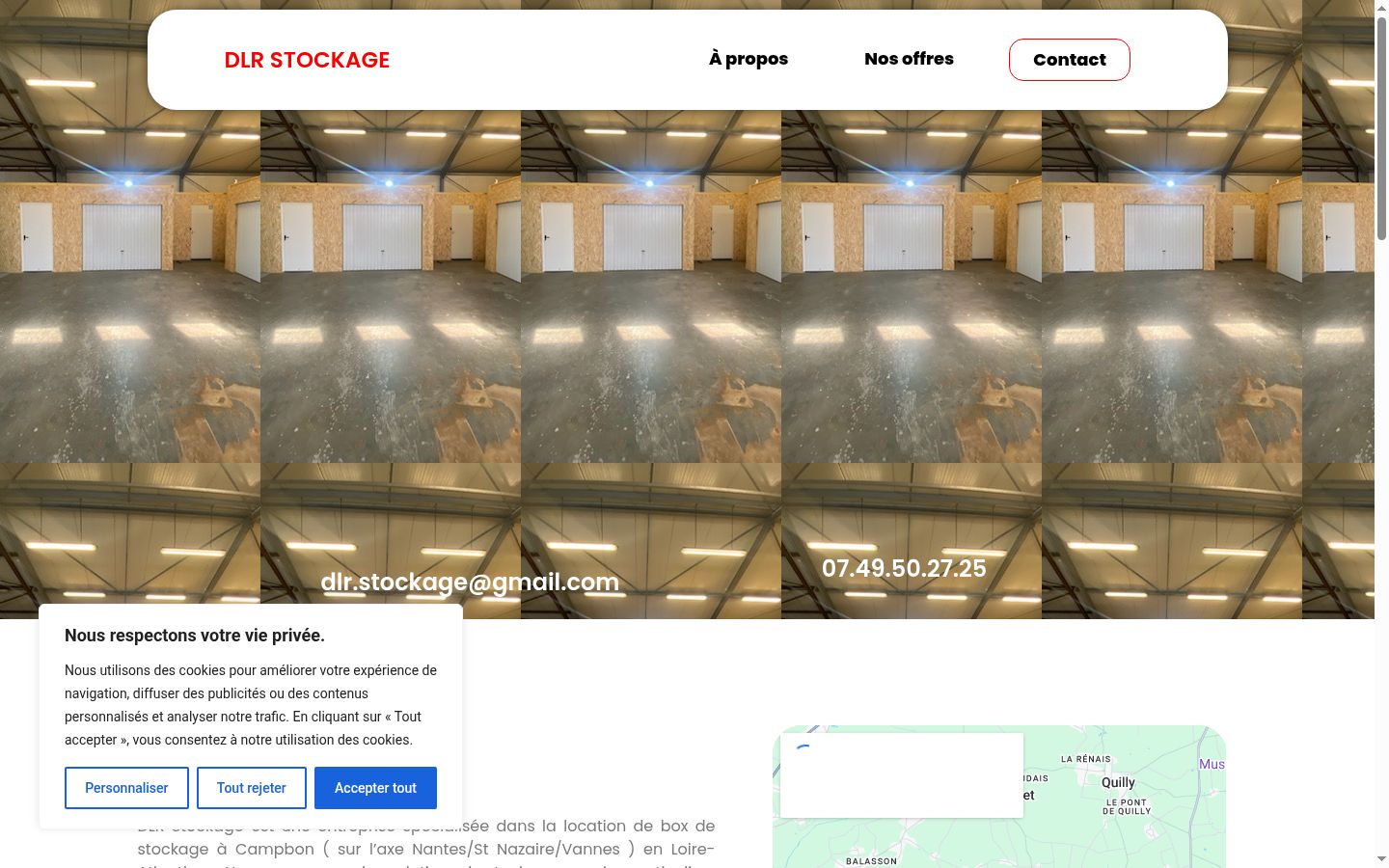 Screenshot des Einwilligungsbanners vor jeglicher Interaktion