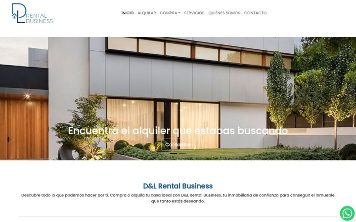 Screenshot of dlrental.com