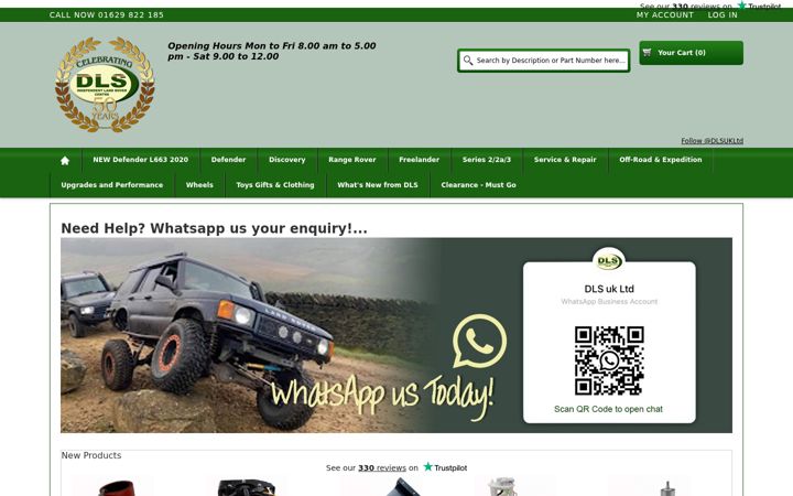 Screenshot of dls-uk.co.uk