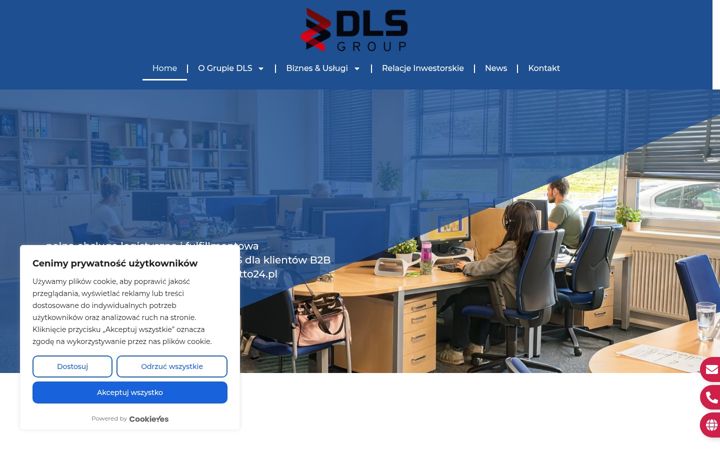 Screenshot of dlsgroup.pl