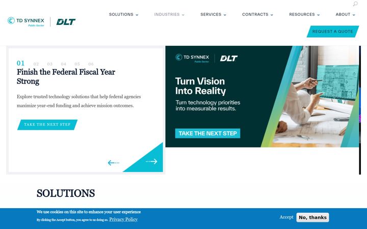 Screenshot of dlt.com