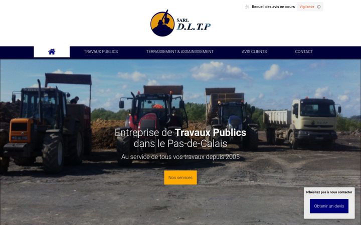 Skærmbillede af dltp-nord.fr