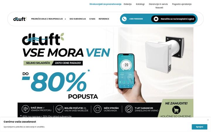 Screenshot ta' dluft.si
