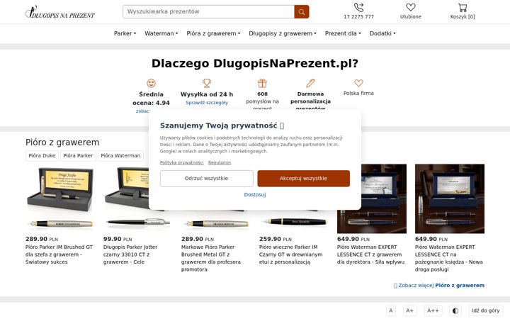 Screenshot of dlugopisnaprezent.pl