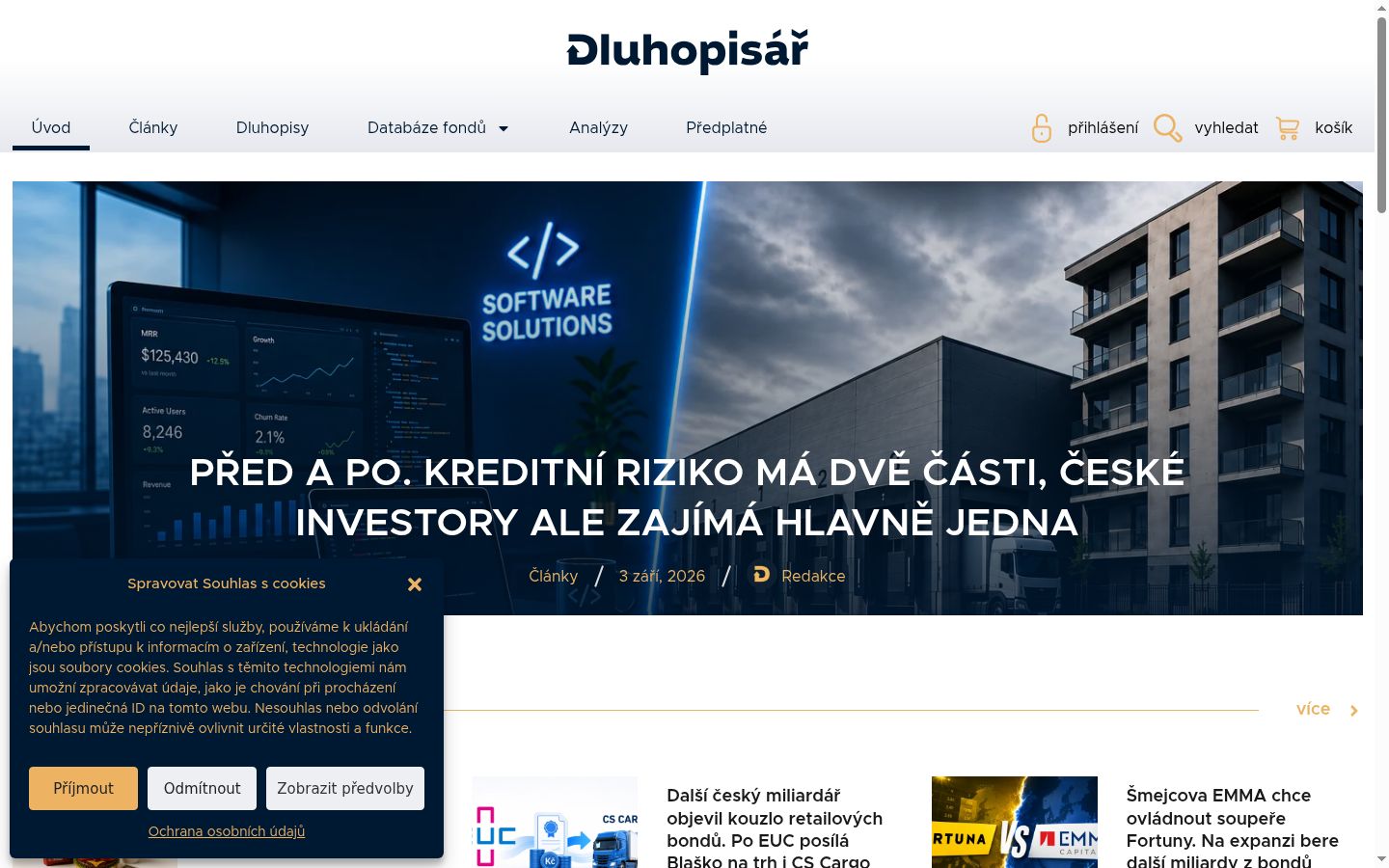 Snímka obrazovky banera súhlasu zobrazeného pred akoukoľvek interakciou
