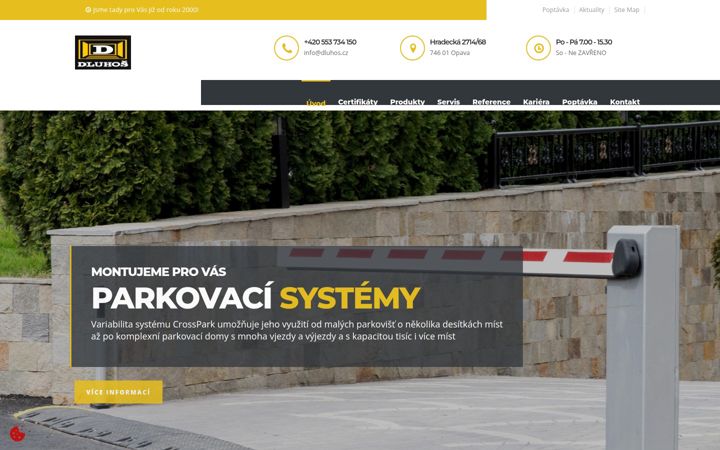Screenshot of dluhos.cz