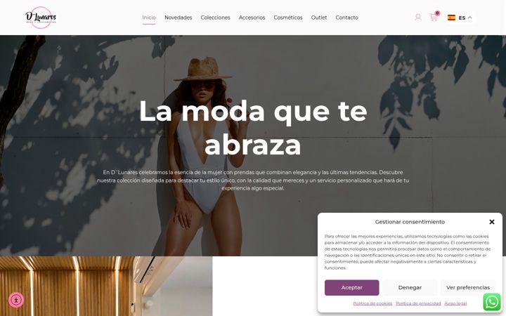 Screenshot of dlunares.es