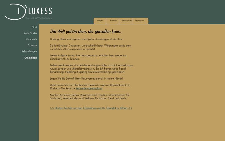 Screenshot of dluxess.de