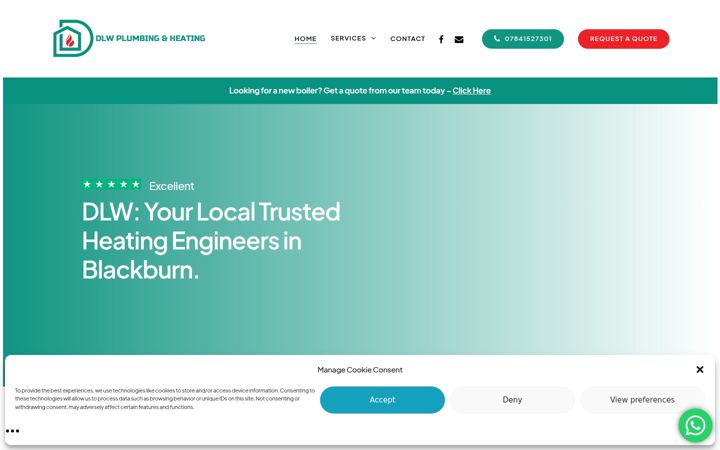 Screenshot of dlwheating.co.uk