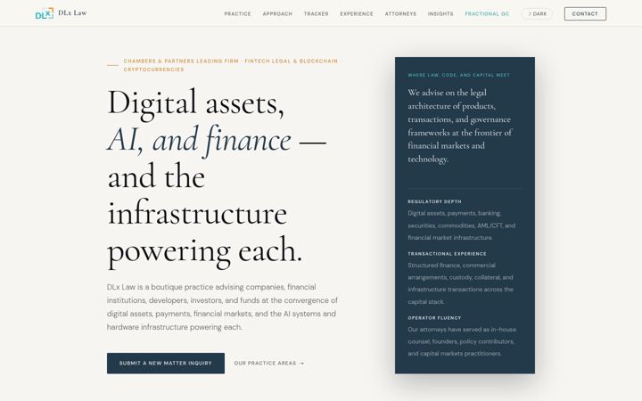 Screenshot of dlxlaw.com